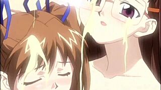 Anime orgie mladých s překvapením busty děvky