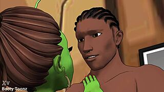 Vihreäihoinen alien isoine pyllyineen saa kovan naidan BBC:ltä