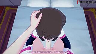 奥查可·乌拉拉卡在我的英雄学院中给予POV乳交