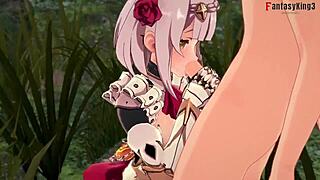 αγαπώ να δίνω στην Noelle pov πίπα στο Genshin Impact