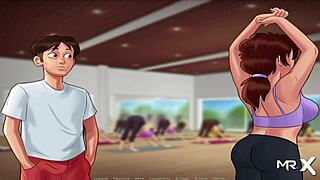 Summertimesaga rich girl rocks a filthy maid costume, huh! 😜