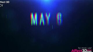 Betjent på kuk i 3D futanari animasjon episode 2