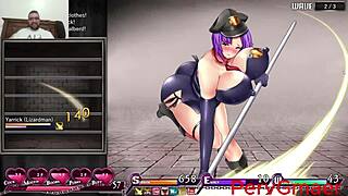 Karryns Fängelse Cap3 Nivå 3 Milf slåss mot monster kuk