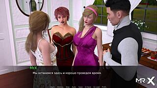 dusklightmanor episode 81 में anime game में big tits सब gathered हैं