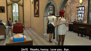 Grannflickan smyger in i bröllopsbedrägeri