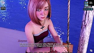 Uau! Sunshine Love jogando com peitinhos na parte 16