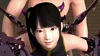 机器人女孩被老板3D狂干