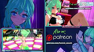 カタリナとゼータが壁に押し付けてストラポンアクション - グランブルーファンタジーヘンタイ！