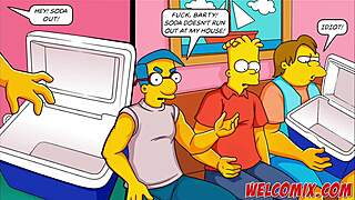 Bir keresinde Simpsons hentai'de, Simptoons ekibi kimse kaçırmaz vahşi yasak hedefi vuruyor