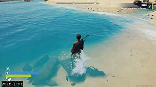 Pretty Girl Encountered on Beach - Wild Life