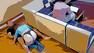 Heiße Latina-Braut betrügt mit Monsterschwanz, während Ehemann am Laptop arbeitet 😈