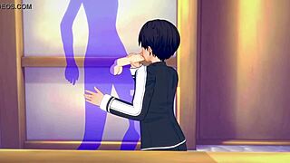 Мъж, Кирито получава интензивна свирка с изстреляване в Sword Art Online!