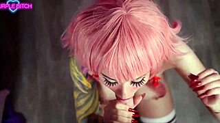 Девушка в коспле получает свой первый дикий трах с фанатом от purplebitch 😈🍆