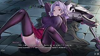 एप1 कैरोलिन ने बाहर फकिंग के लिए भीख मांगी, स्क्वर्टिंग ऑर्गेज्म तक पहुंचने के लिए हेडफोन्स के साथ