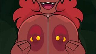 动物学家与巨大乳房在狂野毛茸茸动作中啪啪