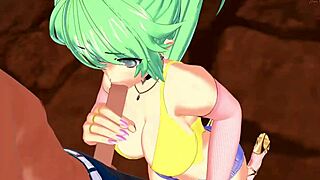 रॉ जोरी, चैनल मस्कट, 3डी कार्टून में फर्स्ट टाइम आउटडोर्स जोर से चुदवाती है