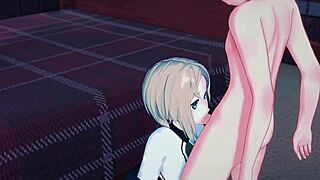 いたずらサラ ベッドルームで裸で捕まって 変態少年に激しく犯される