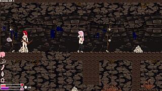 哇，野性扶她变态游戏玩法，天使们陷入各种扶她游戏动作