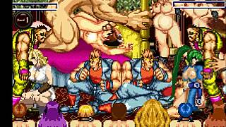 索菲蒂亚在B塔激烈战斗场景