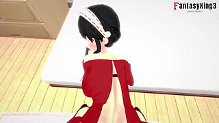 スパイファミリー・ヘンタイでヨル・フォージャーがPOVで吸ってファック