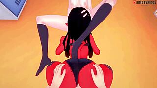 Meru ta Succubus Trojka v Hotelové Akci.