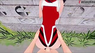 Então, Momo Yaoyorozu estava fodendo duro nas ruas. Estilo POV de My Hero Academia