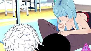 Kasumi Miwa说现在来口交手交干炮射精吧