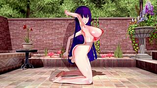 Hentai 3d con curvas masivas en acción caliente