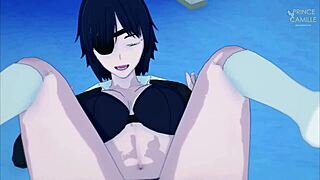 Himeno가 Chainsaw Man에서 너를 아파트로 초대해 자자