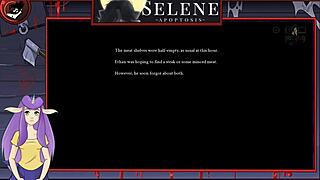 Chica rubia de hentai con tetas pequeñas 18+ se corre duro en polla monstruosa en Selene Apoptosis parte 3!