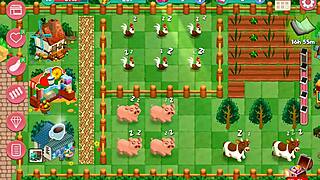 Nutaku Booty Farm hentai hra Part 18 se zrzavou milf a brunetkou akcí