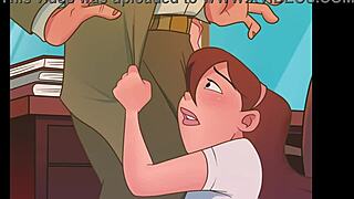 يا، شوف ده! الطالبة الجامعية الشريرة تتجنن في أنيميشن منزلي شرير، أفعالها مجنونة!