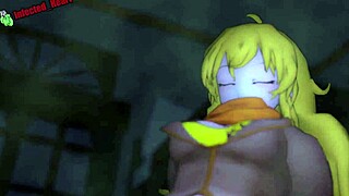 杰恩操露比和杨在狂野色情群交！