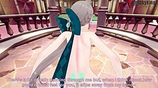 Линет жестоко јеба и сише у Геншин Импакт