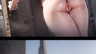 Coleção de hentai gigante casual-narrativa com imagens de IA, mostrando peitos enormes e tetas em compilação