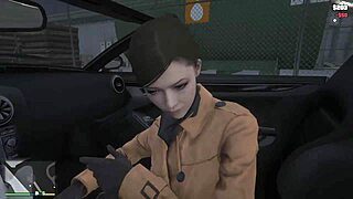 Ada Wong 作为GTA V第1部分的妓女