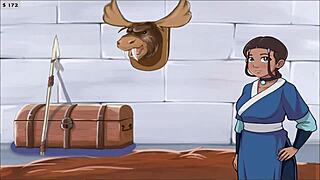 Кора тренира с големи цици секс в приключение с четири елемента.