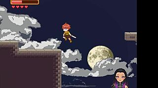 我感觉无助，那个性感魅魔用大屁股支配我，在Hentai性爱游戏第三部最终不停操我