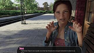 casual-narrative title: just another day with halfway house part 17 gameplay, getting wet and naked outdoors