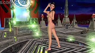 Styvmamma 3D asiatisk anime sexberättelse ljud