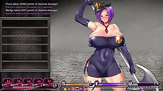 Karryn的监狱警察办公室Hentai性爱游戏，工作中Oppai巨乳动作！