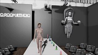 嘿，看看辐射4时尚201号，性感棕发妹子游戏