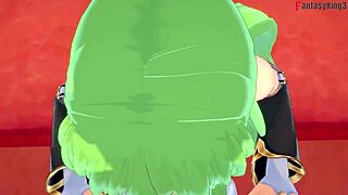 CC柴郡猫在Code Geass Fantasyking3视频中用力吸吮和操逼