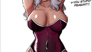 Escenas hentai navideñas con polla grande y acción de culo en colección anime