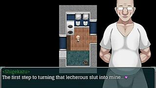 大屁股老婆被公公按摩，他渴望操她 - 正义一边第二部分！