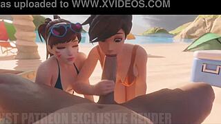 Mec, je peux pas... Tracer CPR HMV m'a secoué avec cet anal Overwatch sauvage !