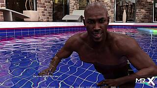 Estoy obsesionado con estas hermosas chicas en bikini en la piscina en Actinglessons E1 14