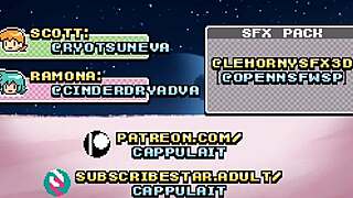 Scott Pilgrim ve Ramona Flowers'un ateşli animasyonu