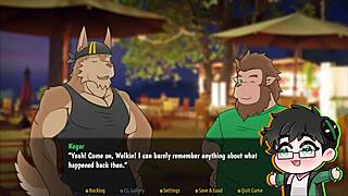 Tisztelettel nézve évek után demót a 12 nap yaoi 2. szezon 8. epizód karácsonyi furry játékban.