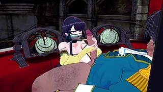 Hentai galerie ukazuje Komi San venkovní anální a vaginální dobrodružství kompilace